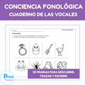 ¡Aprendamos las Vocales!  50 Actividades Imprimibles